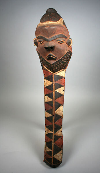 Mask (Giwoyo or Kiwoyo), Wood, pigment, Pende peoples 