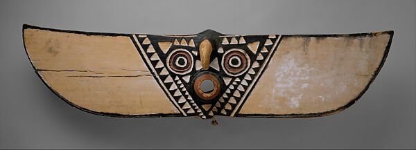Mask: Hawk (Duho), Wood, pigment, fiber, Bwa peoples 