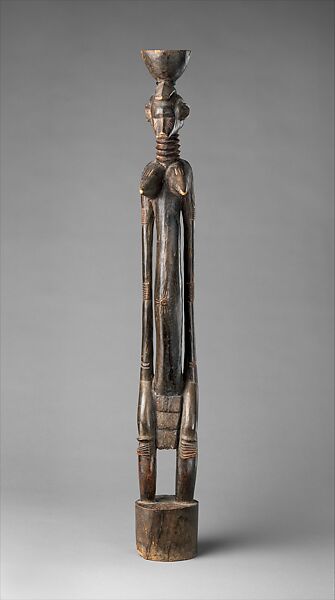 Female Poro Figure (Pombia), Wood, Senufo peoples 