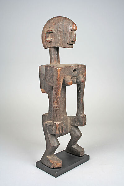 Door Lock: Female Figure, Wood, iron, Dogon peoples 