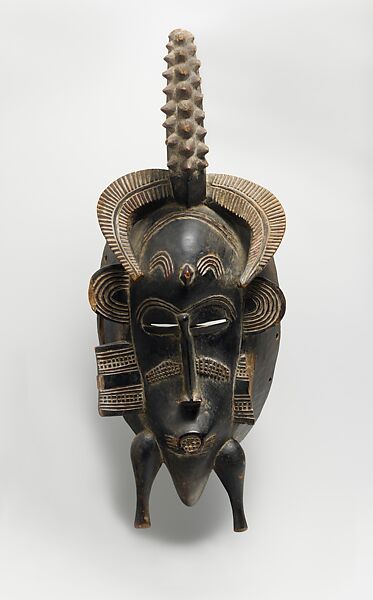 Face Mask (Kpeliye'e), Wood, Senufo peoples 