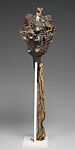Bwanga (power object), Luluwa artist and mpaka manga (ritual specialist) (?), Wood, horn, seeds, cowrie shells, shotgun shells, teeth, metal, fiber, pigment, tar(?), Luluwa peoples