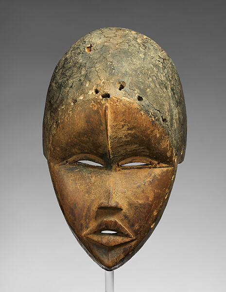Helmet Mask, Dan artist, Wood, pigment, Dan peoples 