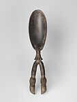 Wunkirmian or wakemia feasting spoon, Dan artist, Wood, pigment, Dan