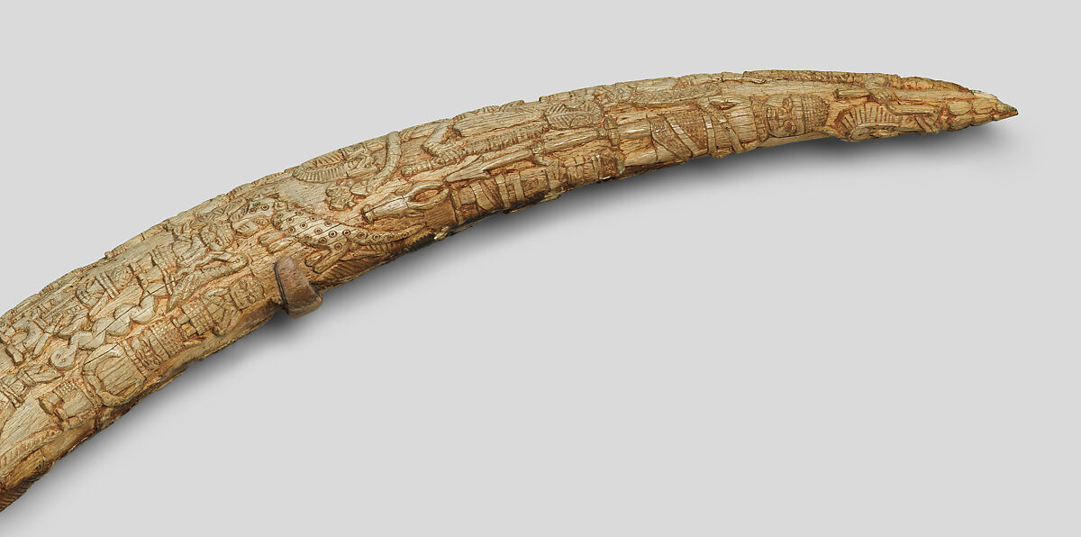 Altar Tusk, Ìgbèsànmwà (ivory- and wood- carving guild) artists, Ivory, Edo peoples