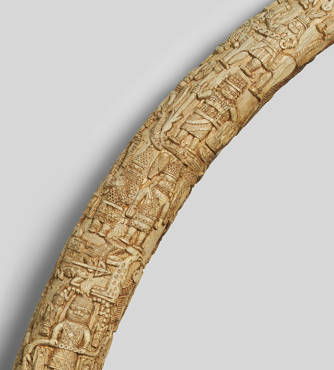 Altar Tusk, Ìgbèsànmwà (ivory- and wood- carving guild) artists, Ivory, Edo peoples