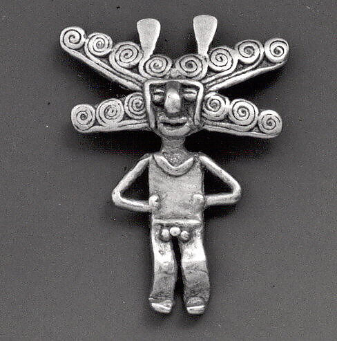 Gold Figure Pendant, Gold, Quimbaya (?)