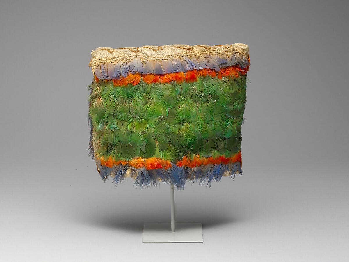 Miniature Dress, Cotton, feathers, Ica