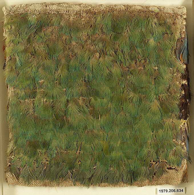 Miniature Dress, Cotton, feathers, Ica