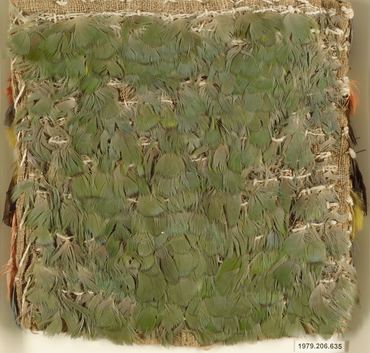 Miniature Dress, Cotton, feathers, Ica