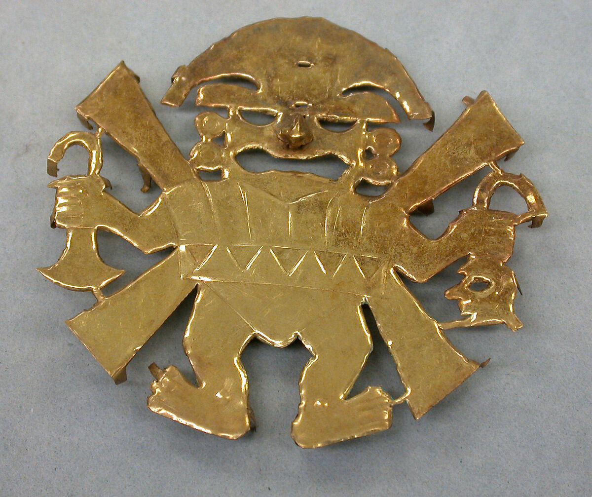 Earflare Frontal, Gold, Moche 