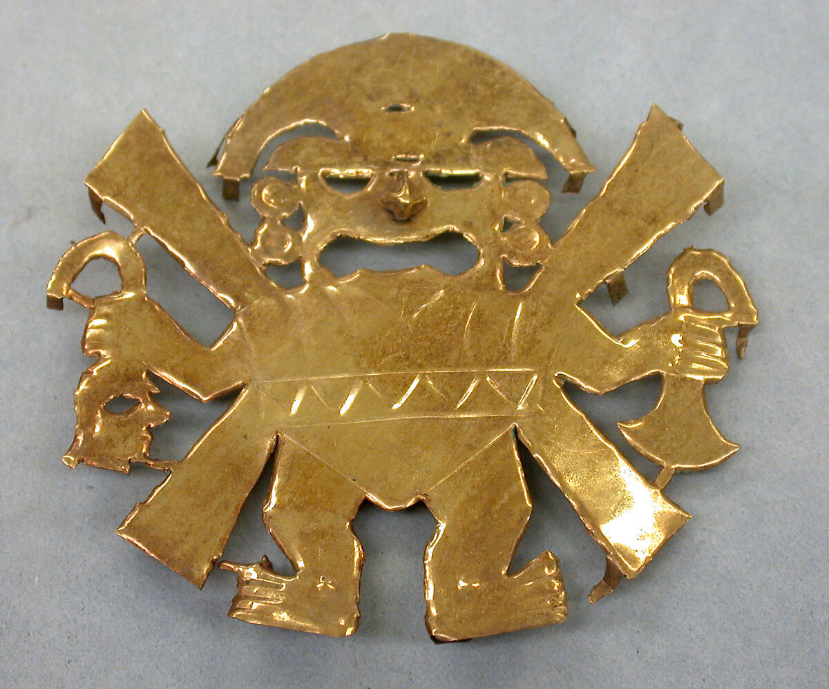 Earflare Frontal, Gold, Moche 