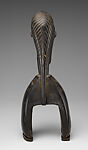 Heddle pulley with female figure, Guro artist, Wood, Guro