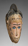 Gu face mask, Guro artist, Wood, pigment, Guro peoples