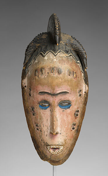 Face Mask (Gu), Wood, pigment, Guro peoples 