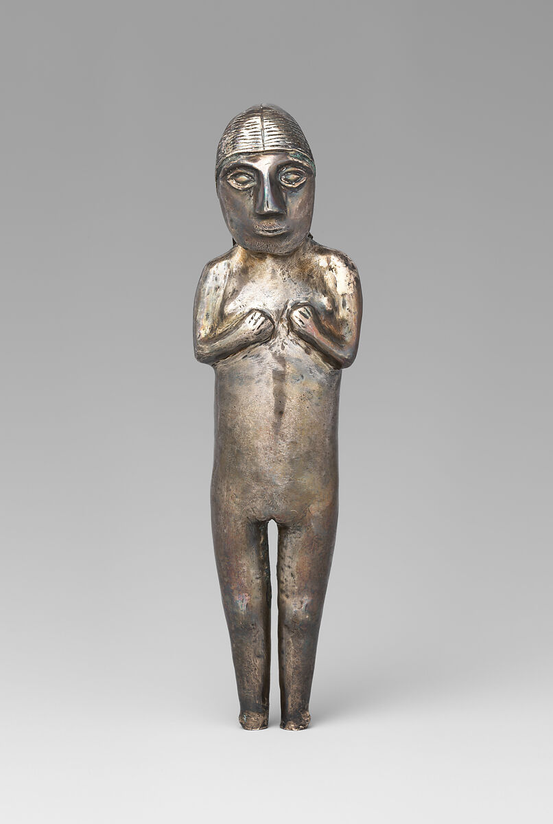 Female Figurine, Silver, Inca 