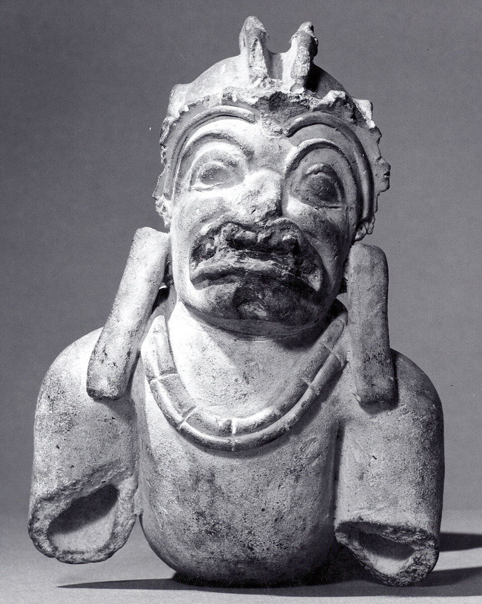 Zoomorphic Stone Figure, Ceramic, pigment, Ecuador