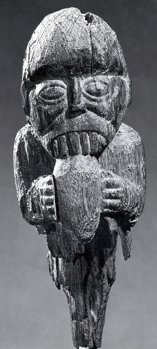 Wooden Monkey Figure, Wood, Chimú
