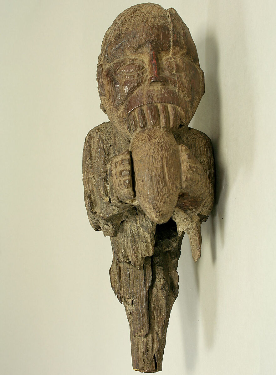 Wooden Monkey Figure, Wood, Chimú 