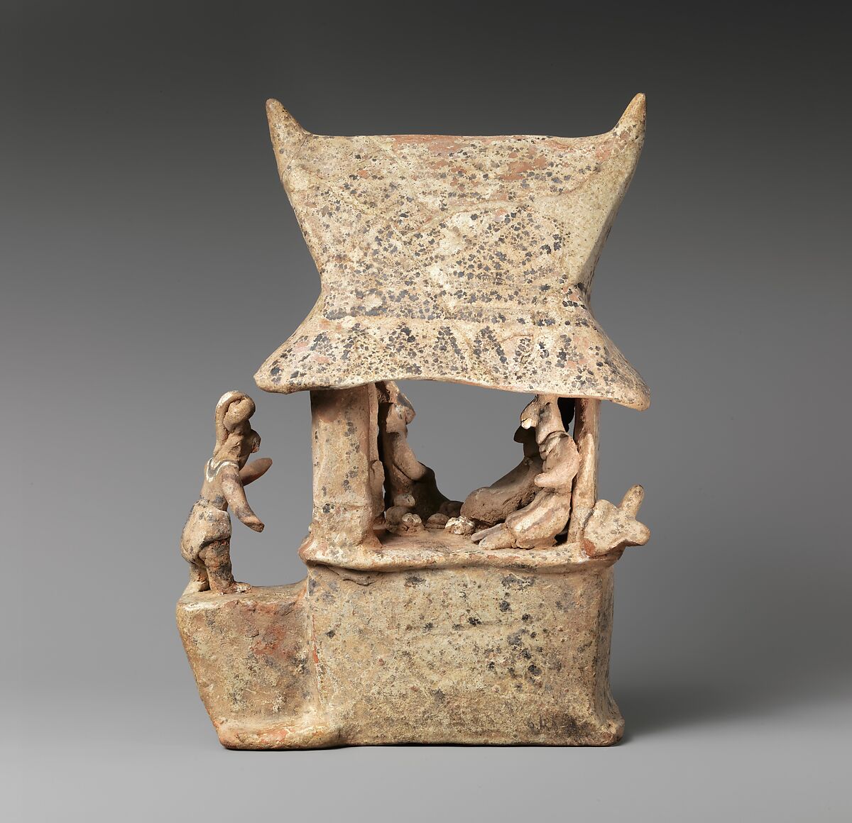 House model, Nayarit artist(s), Ceramic, slip, Nayarit