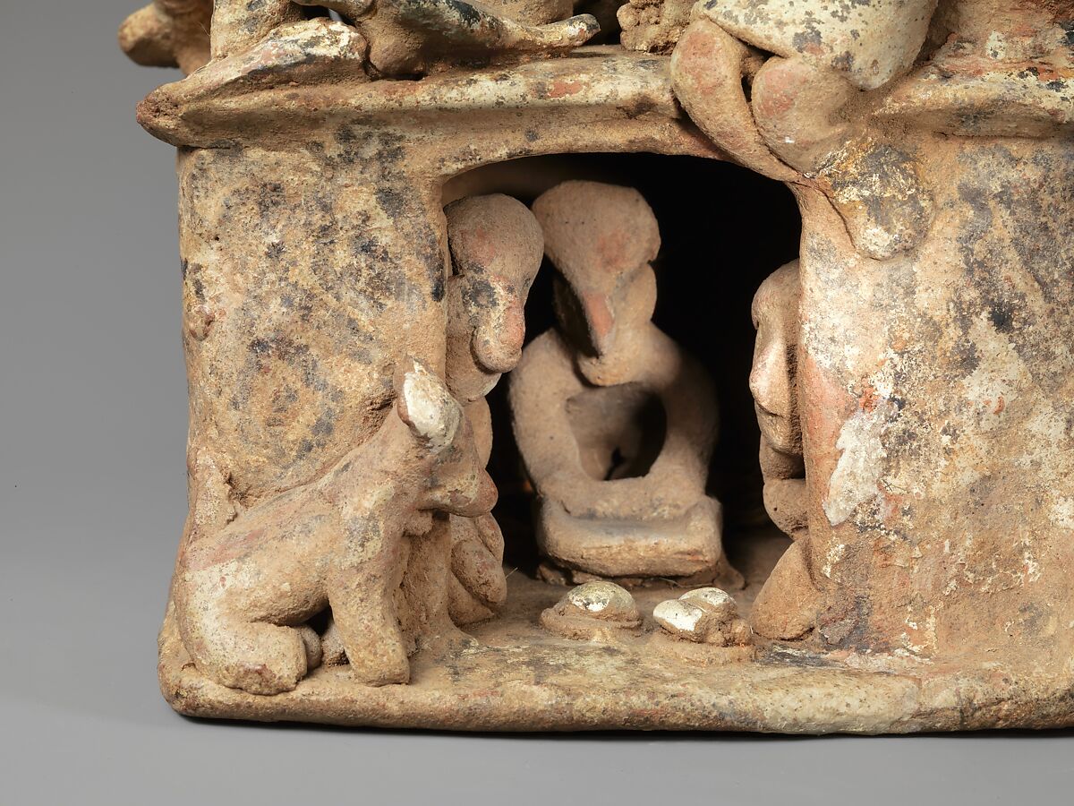 House model, Nayarit artist(s), Ceramic, slip, Nayarit