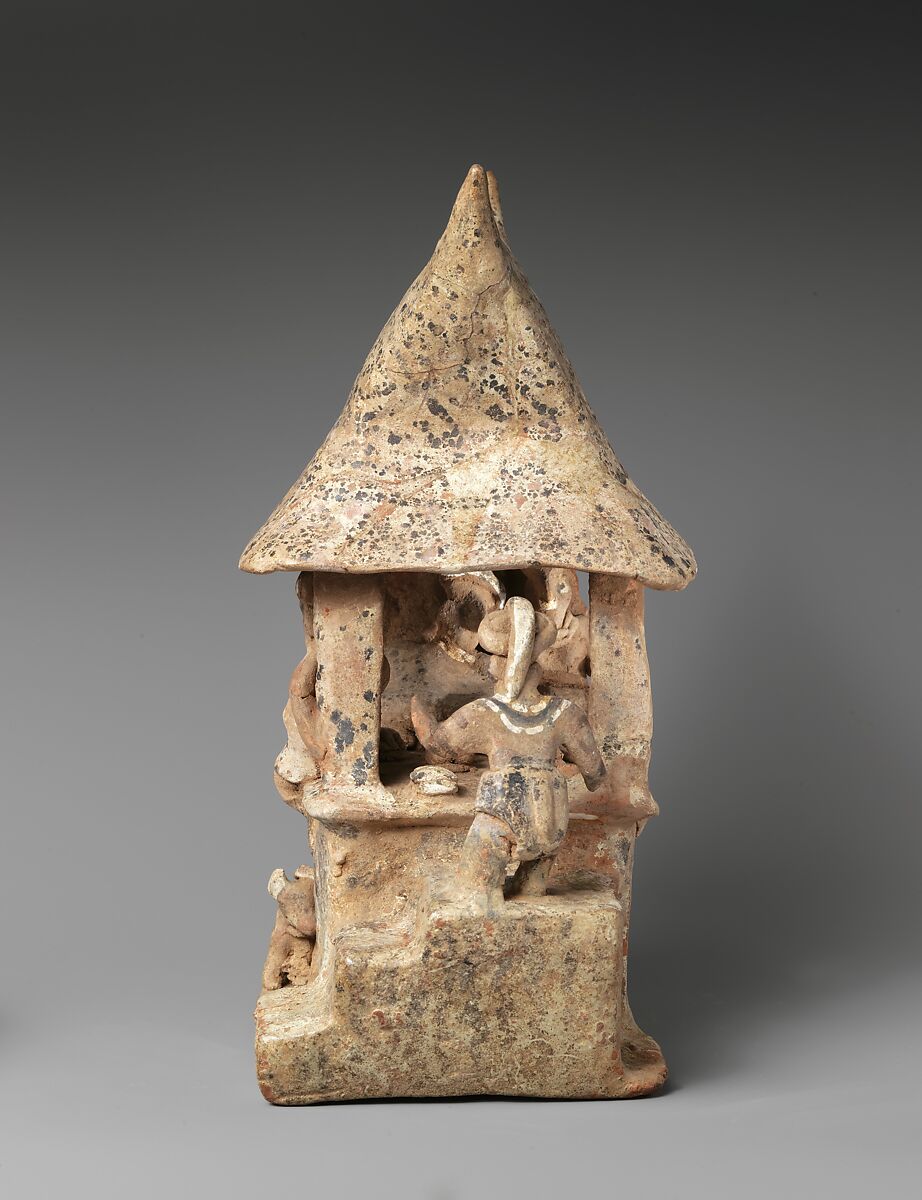 House model, Nayarit artist(s), Ceramic, slip, Nayarit