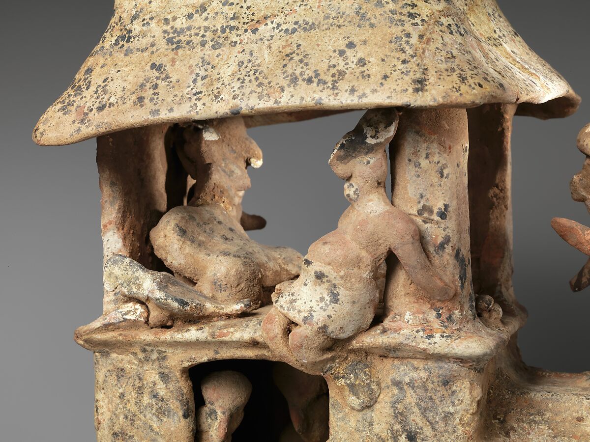 House model, Nayarit artist(s), Ceramic, slip, Nayarit