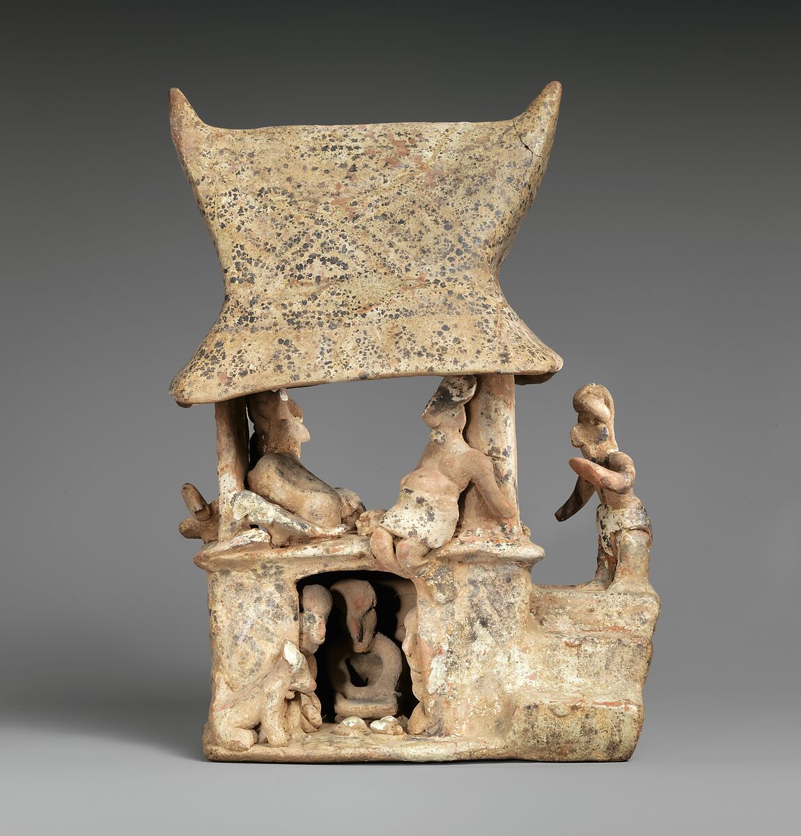 House model, Nayarit artist(s), Ceramic, slip, Nayarit