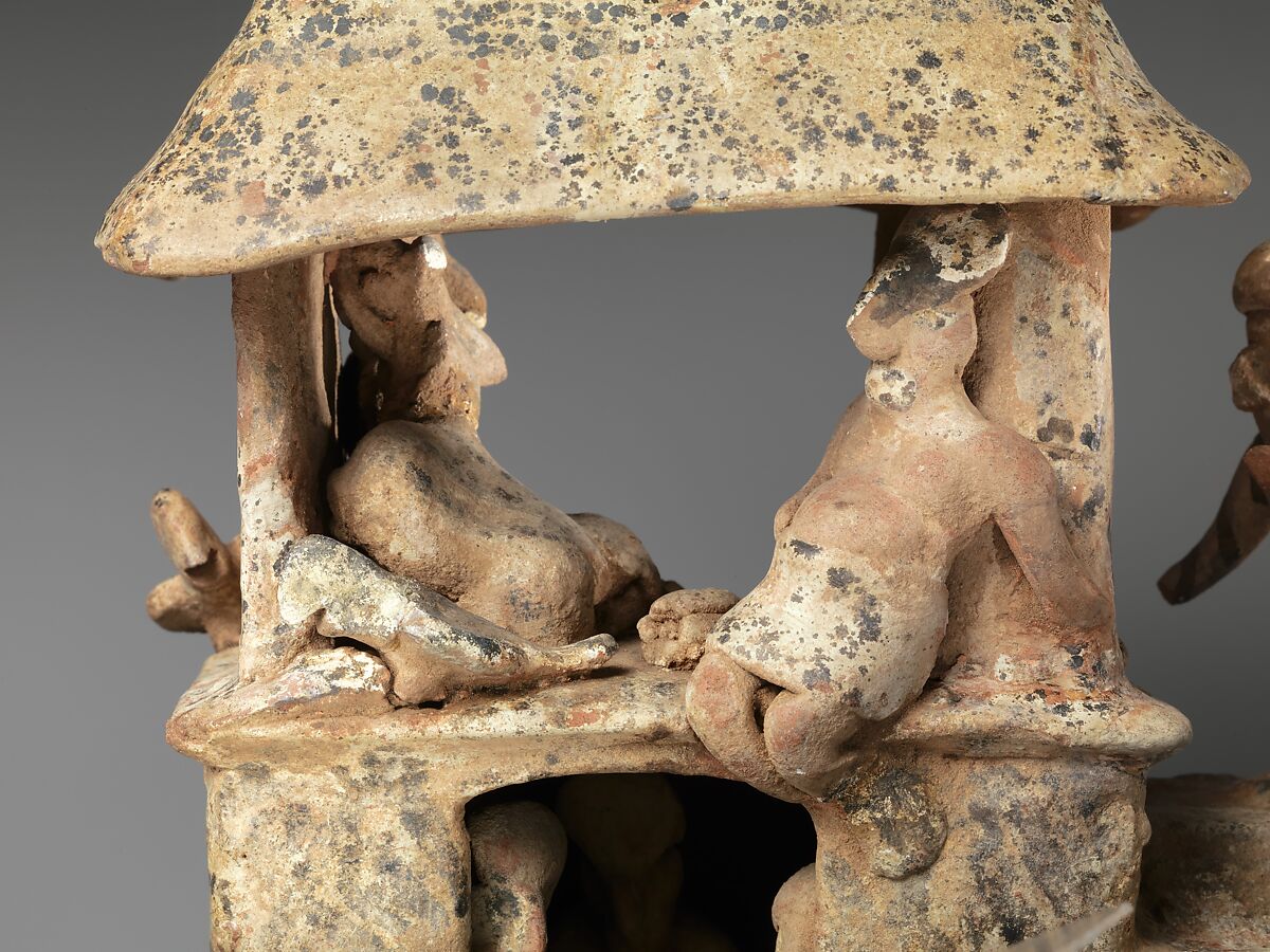 House model, Nayarit artist(s), Ceramic, slip, Nayarit