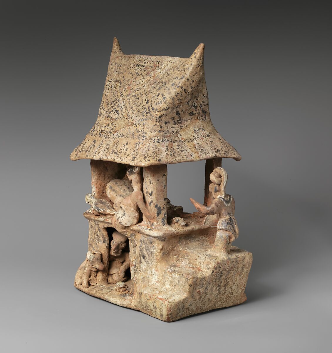 House model, Nayarit artist(s), Ceramic, slip, Nayarit