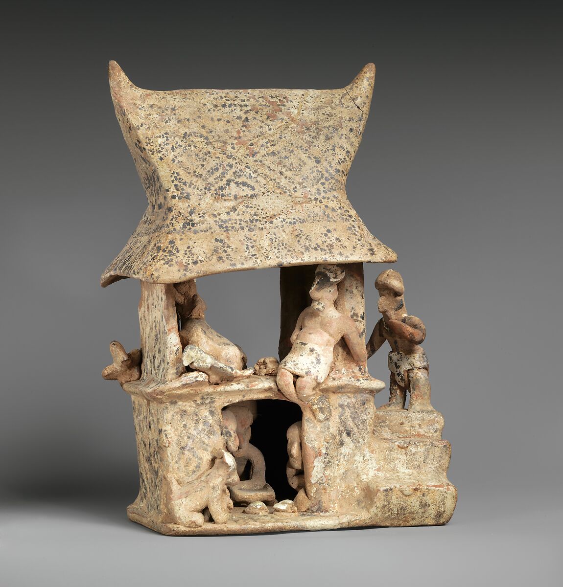 House model, Nayarit artist(s), Ceramic, slip, Nayarit