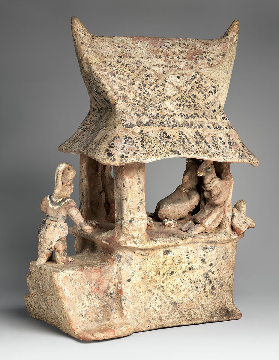 House model, Nayarit artist(s), Ceramic, slip, Nayarit