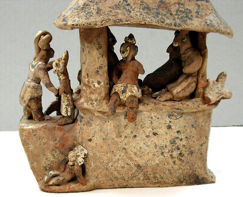 House model, Nayarit artist(s), Ceramic, slip, Nayarit