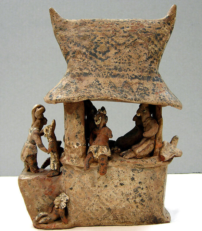 House model, Nayarit artist(s), Ceramic, slip, Nayarit