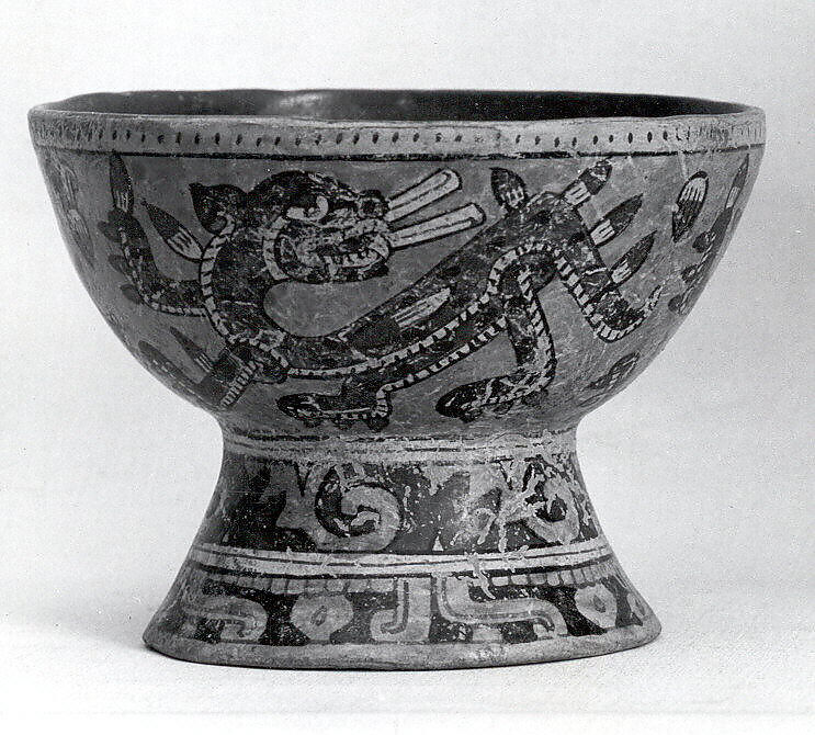 Pedestal bowl, Mixtec (Ñuu Savi) artist(s), Ceramic, Mixtec