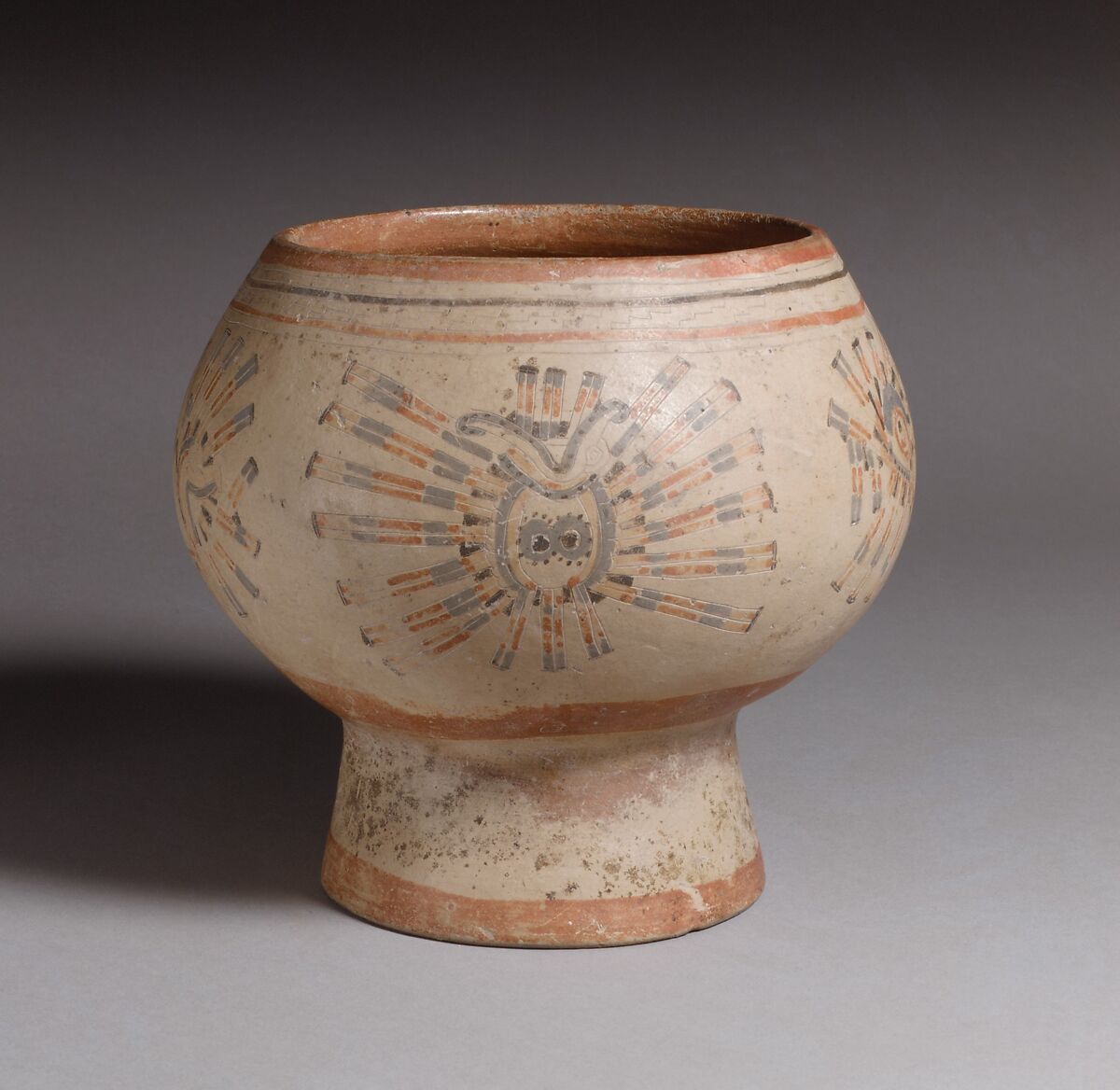 Pedestal Bowl, Ceramic, Guanacaste-Nicoya 