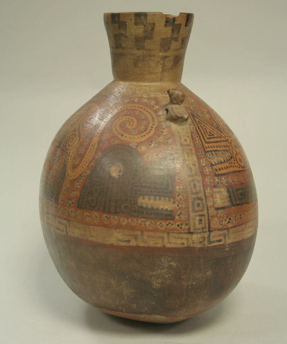 Jar, Ceramic, pigment, Wari