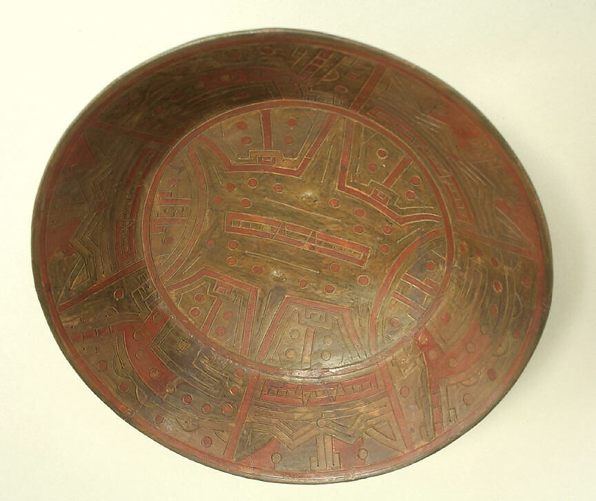 Bowl, Ceramic, pigment, Paracas