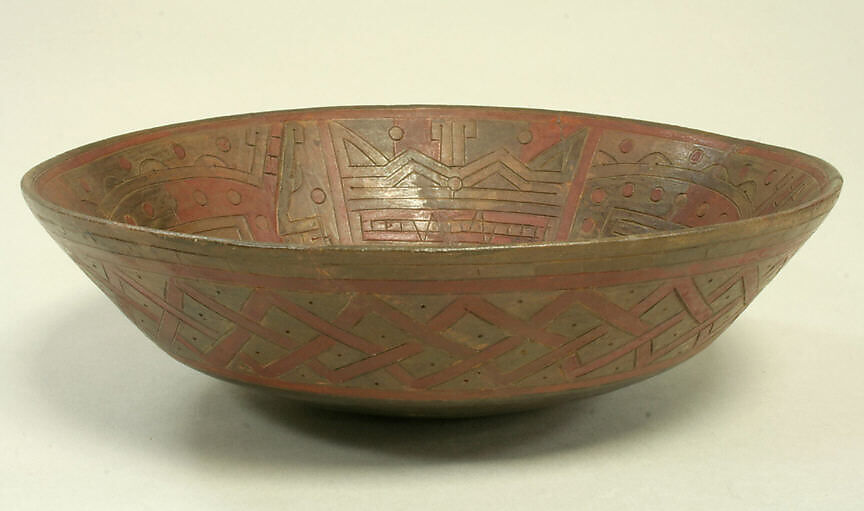 Bowl, Ceramic, pigment, Paracas 