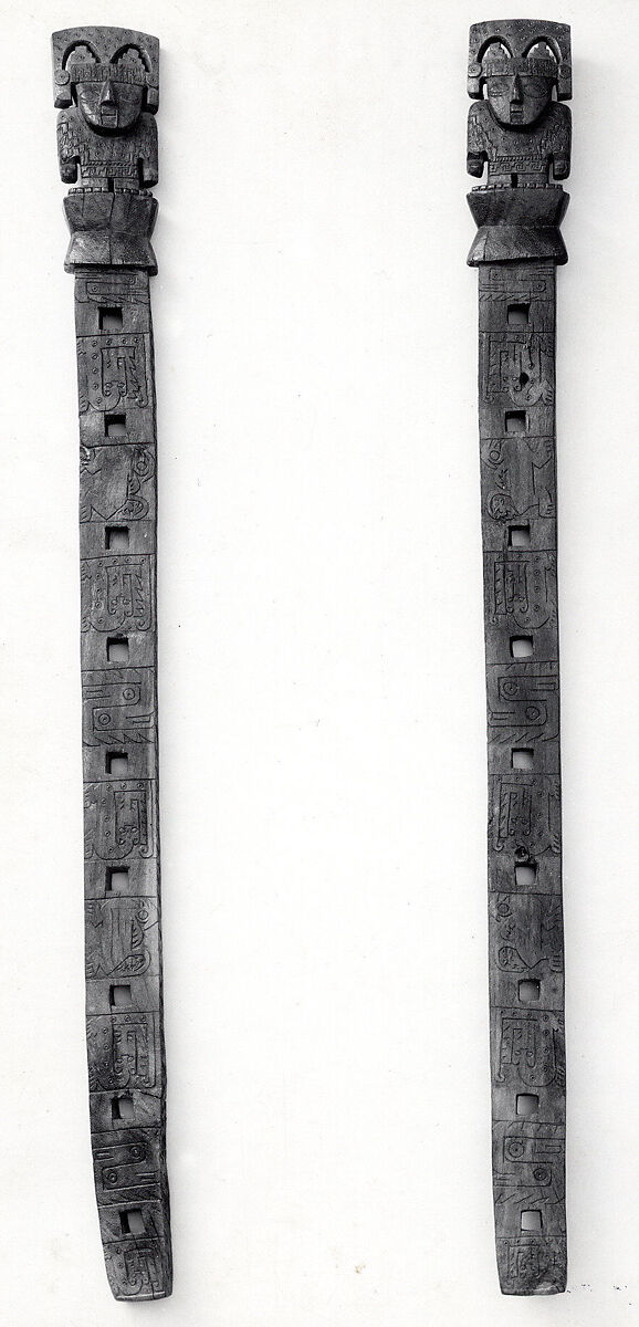 Cradle Frame Pieces (?), Wood (algarroba), Chimú 