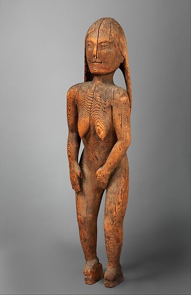 Female Figure, Wood, paint, Kwakwaka’wakw (Kwakiutl)