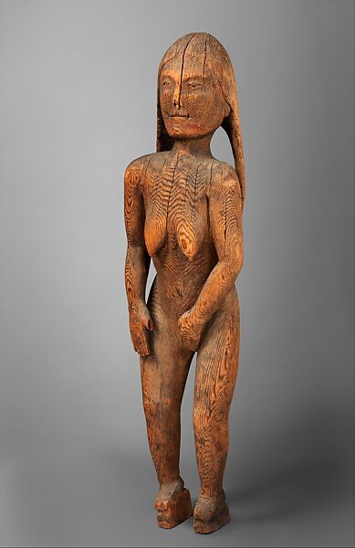 Female Figure, Wood, paint, Kwakwaka’wakw (Kwakiutl) 