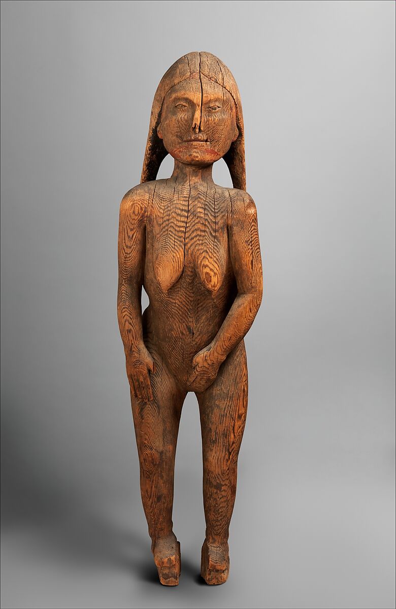 Female Figure, Wood, paint, Kwakwaka’wakw (Kwakiutl)