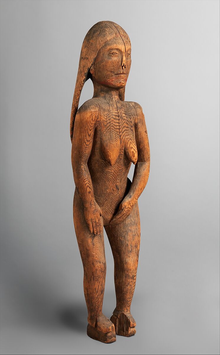 Female Figure, Wood, paint, Kwakwaka’wakw (Kwakiutl)