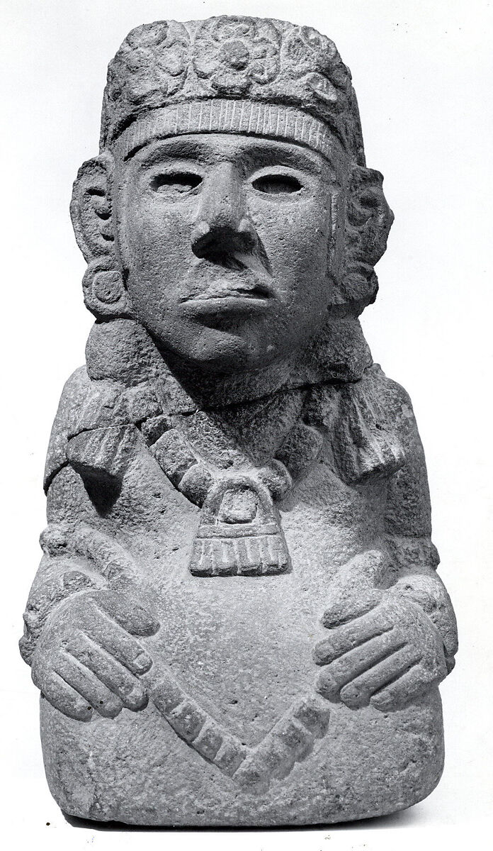 Seated Female Deity, Stone, Aztec 