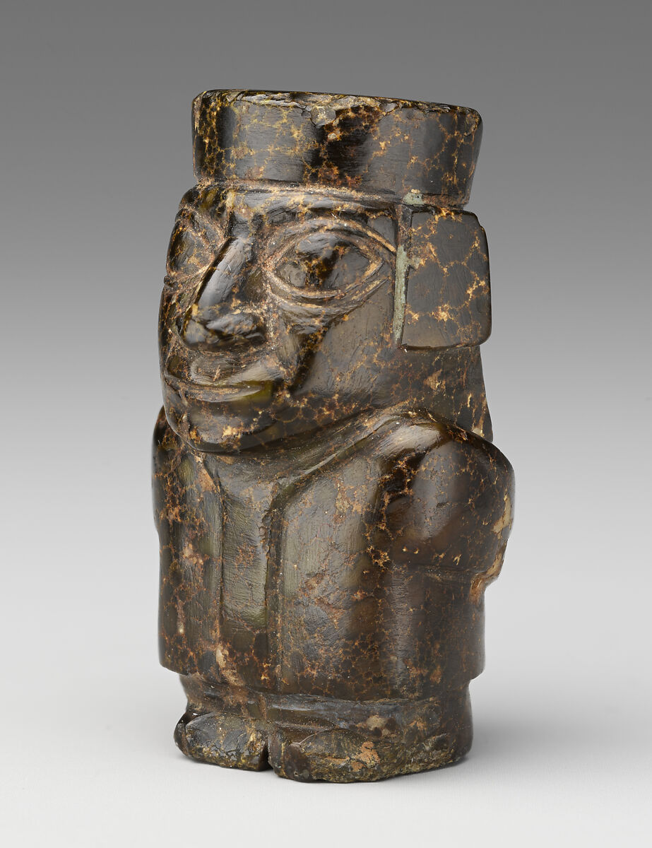 Figurine, Wari artist(s), Turquoise, Wari