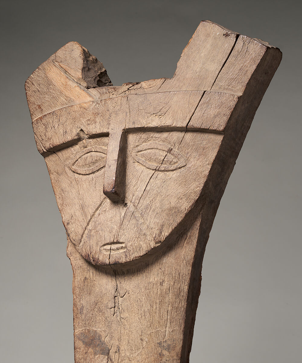 Burial post, Chincha artist(s), Wood, Ica