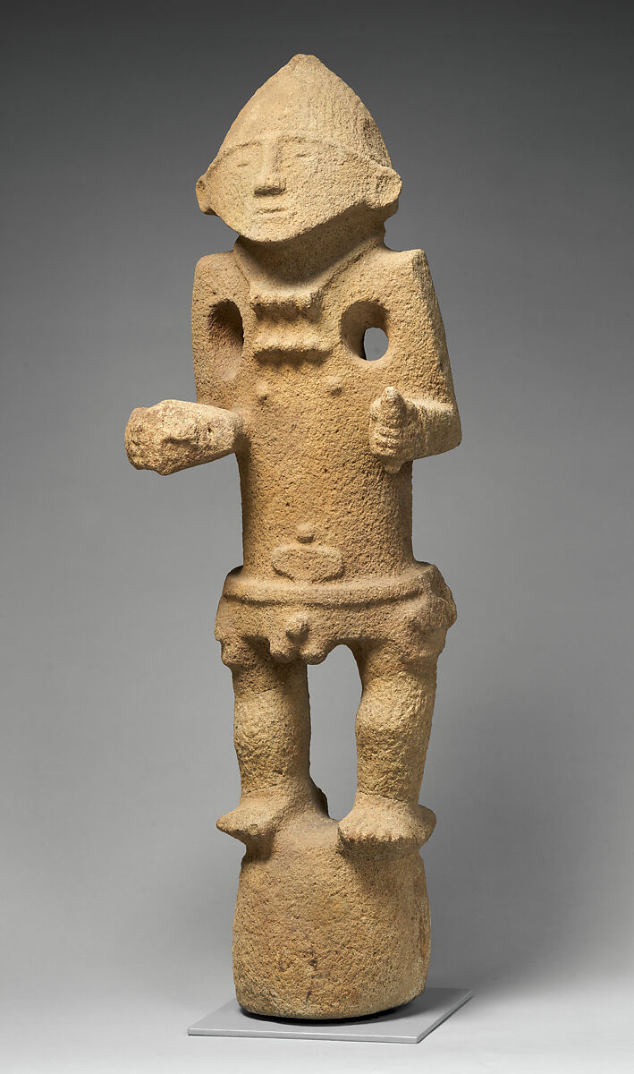 Warrior, Chiriquí artist(s), Volcanic stone, Chiriquí, Aguas Buenas Phase