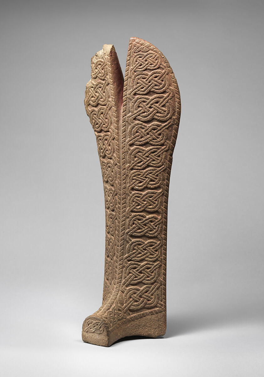 Palma with textile motif, Classic Veracruz artist(s), Stone, pigment, Veracruz