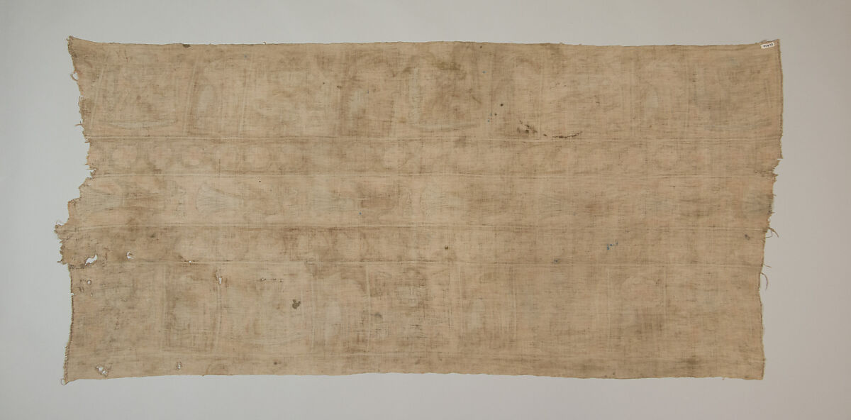 Panel, Cotton, paint, Chancay